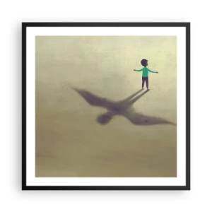 Plagát v čiernom ráme - Hrdina budúcnosti - 60x60 cm