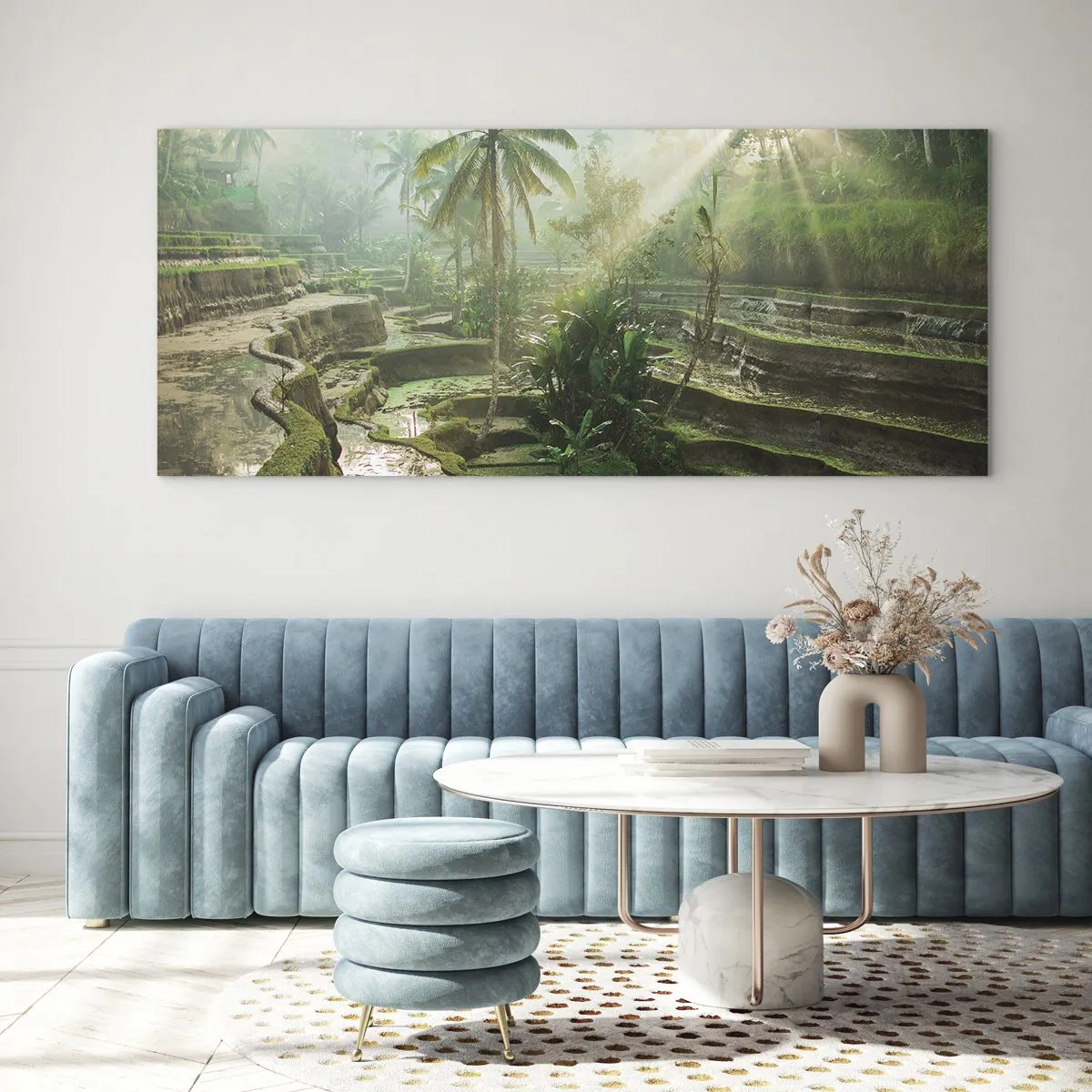 Obraz na skle - Vyrastať na slnku - 160x50 cm