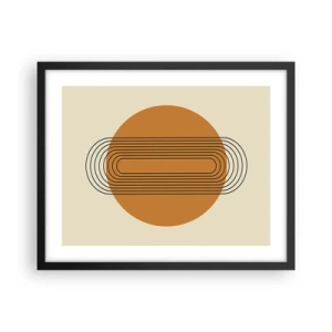 Plagát v čiernom ráme - Dokonalý plán - 50x40 cm