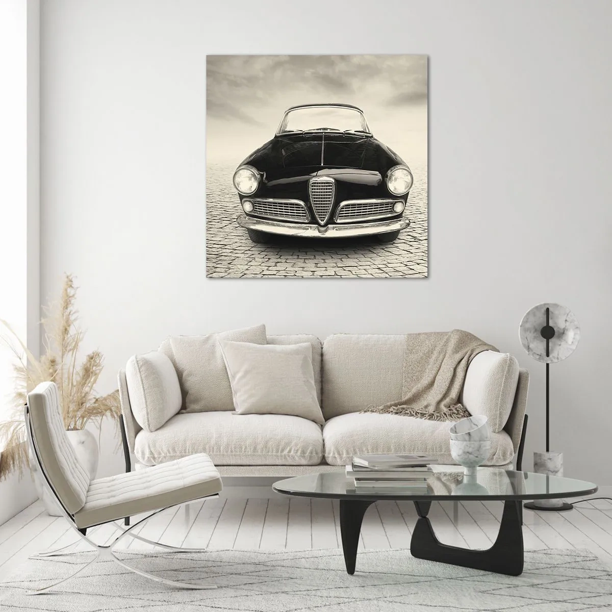 Obraz na skle - Ako ma nemilovať? - 70x70 cm