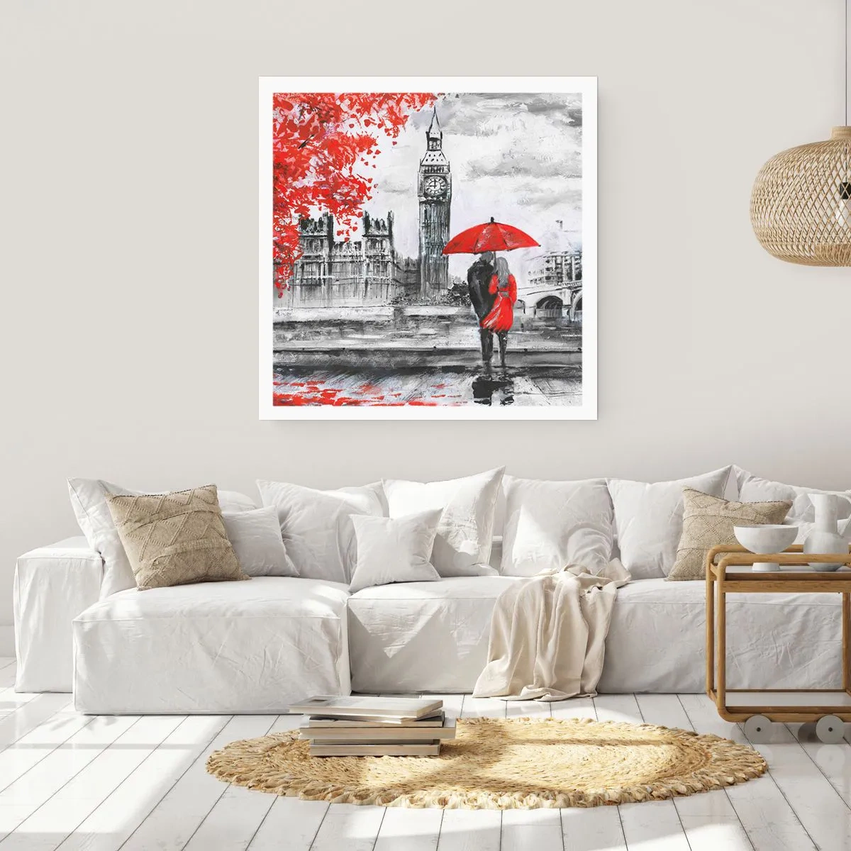 Plagát - Zamilovaní do Londýna - 50x50 cm