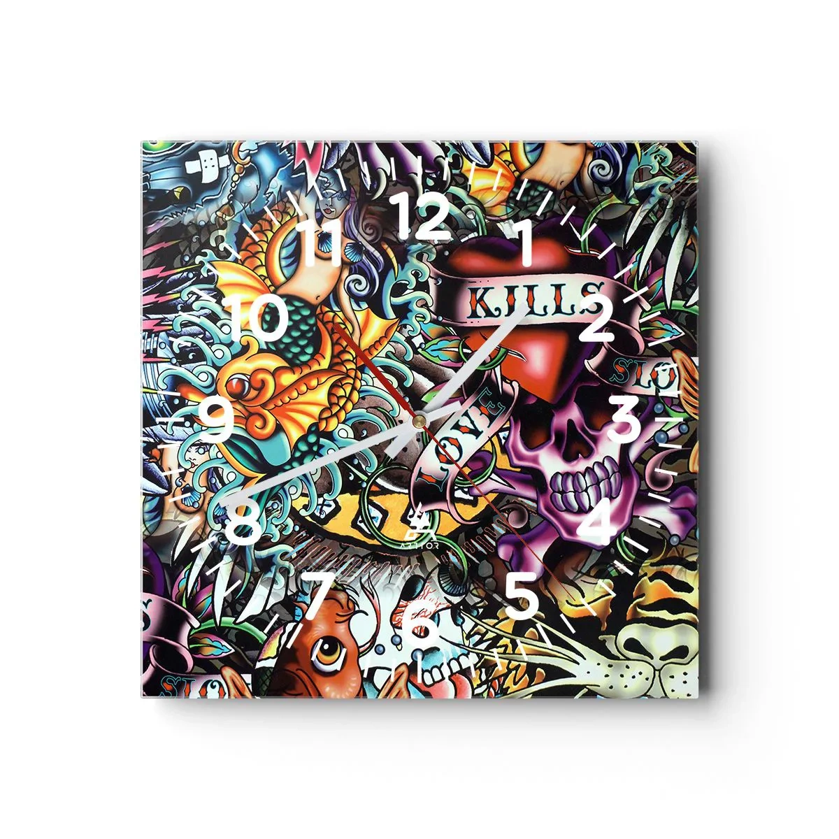 Nástenné hodiny - Sen tatéra - 30x30 cm