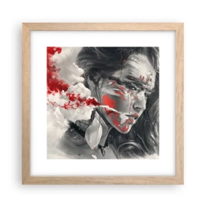 Plagát v ráme zo svetlého duba - V škárach absurdity - 30x30 cm