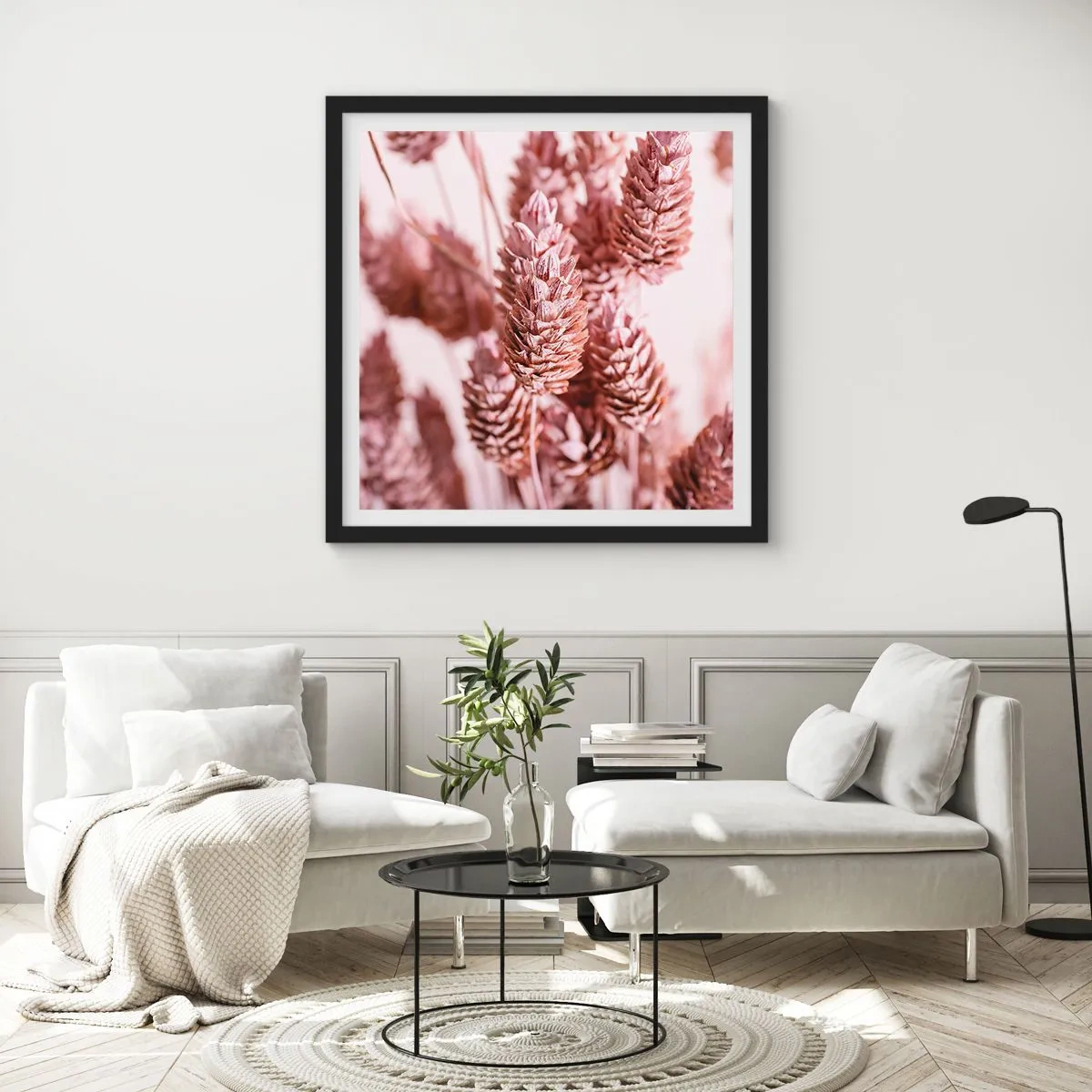 Plagát v čiernom ráme - Zdanlivo nenápadné - 40x40 cm