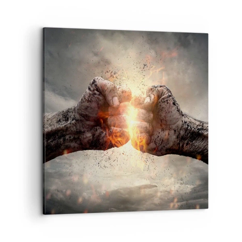 Obraz na plátne - Choď do boja - 50x50 cm