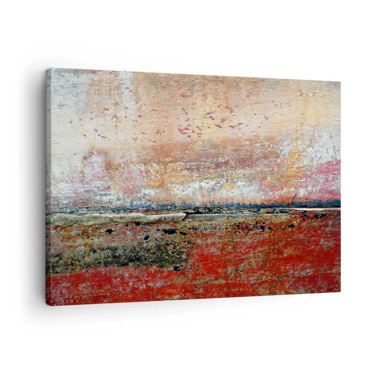 Obraz na plátne - Abstraktná kompozícia inšpirovaná morom a prírodou. - 70x50cm - Možno je to more - Moderná nástenná dekorácia do obývacej izby a spálne ARTTOR