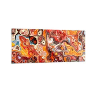 Obraz na skle - Keby sa orechy rozpúšťali v mede - 100x40 cm