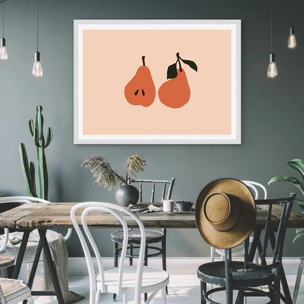 Plagát v bielom ráme - Číra sladkosť - 100x70 cm