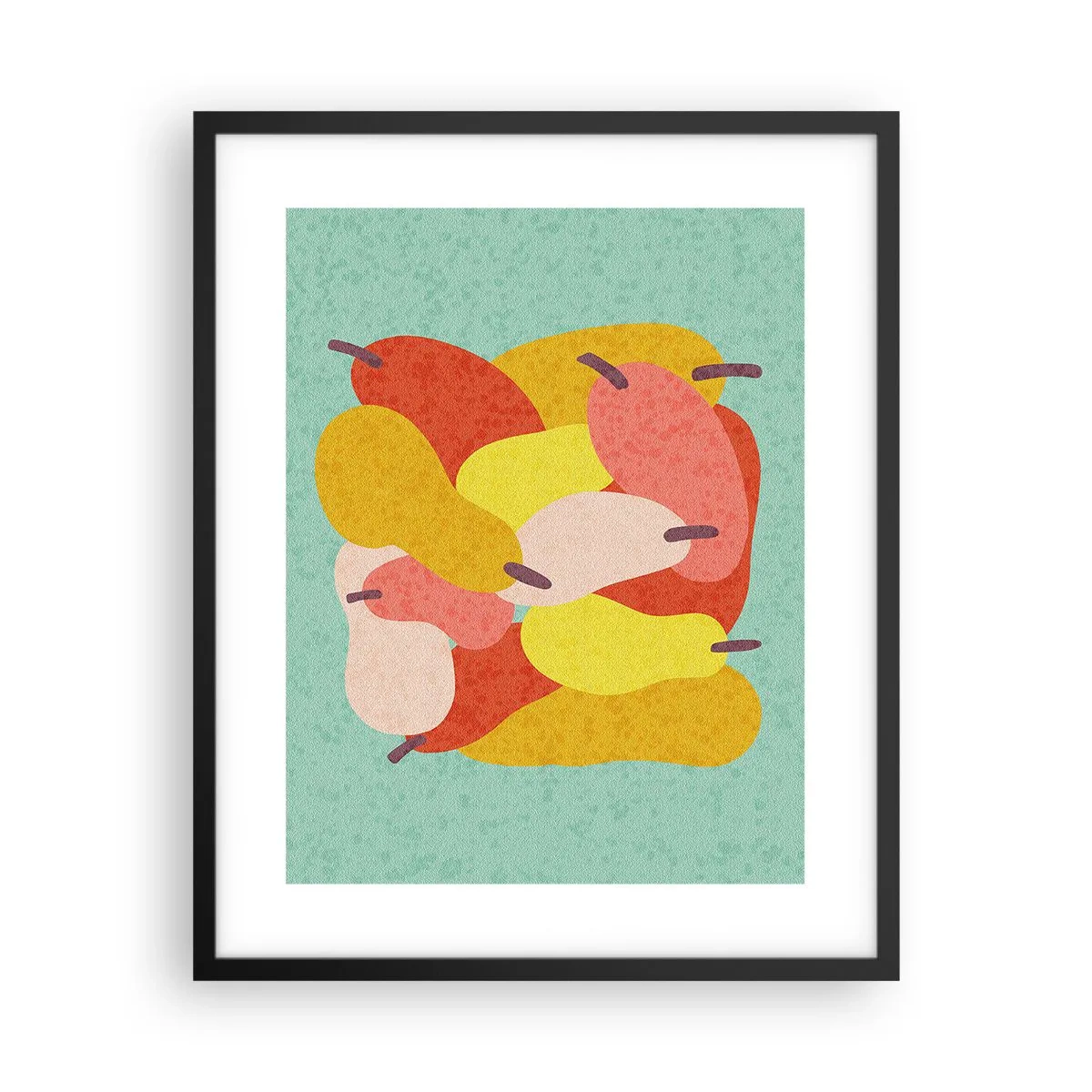 Plagát v čiernom ráme - Ochutnajte letné slnko - 40x50 cm