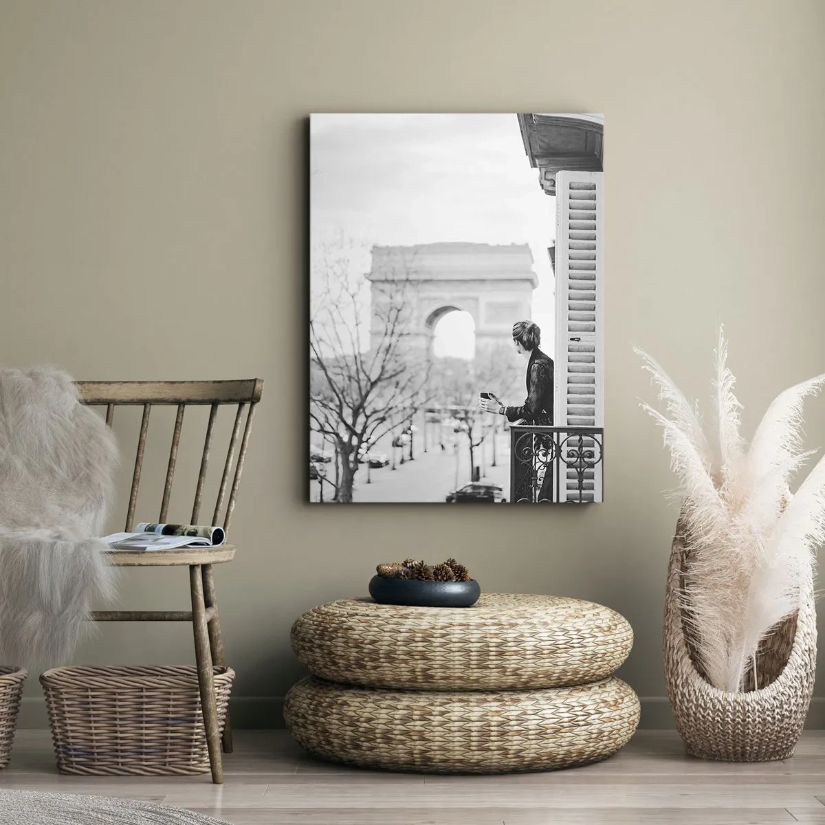 Obraz na plátne - Izba s výhľadom - 80x120 cm