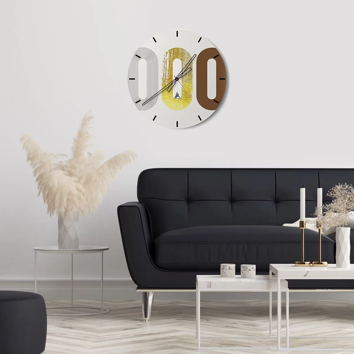 Nástenné hodiny - Ooo! - 30x30 cm