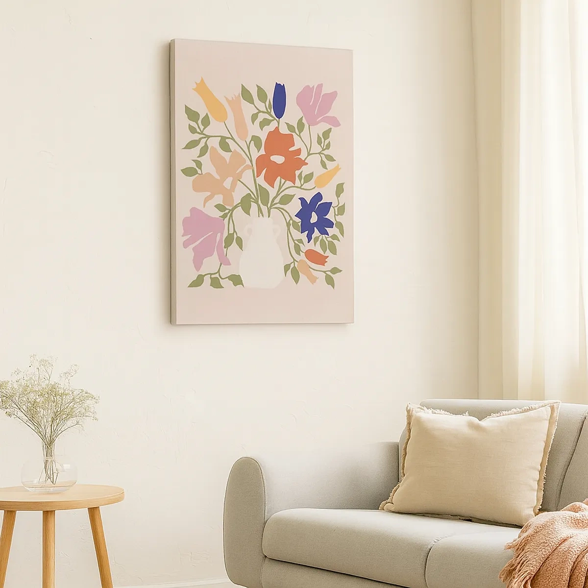 Obraz na plátne - Jemná kytica - 50x70 cm