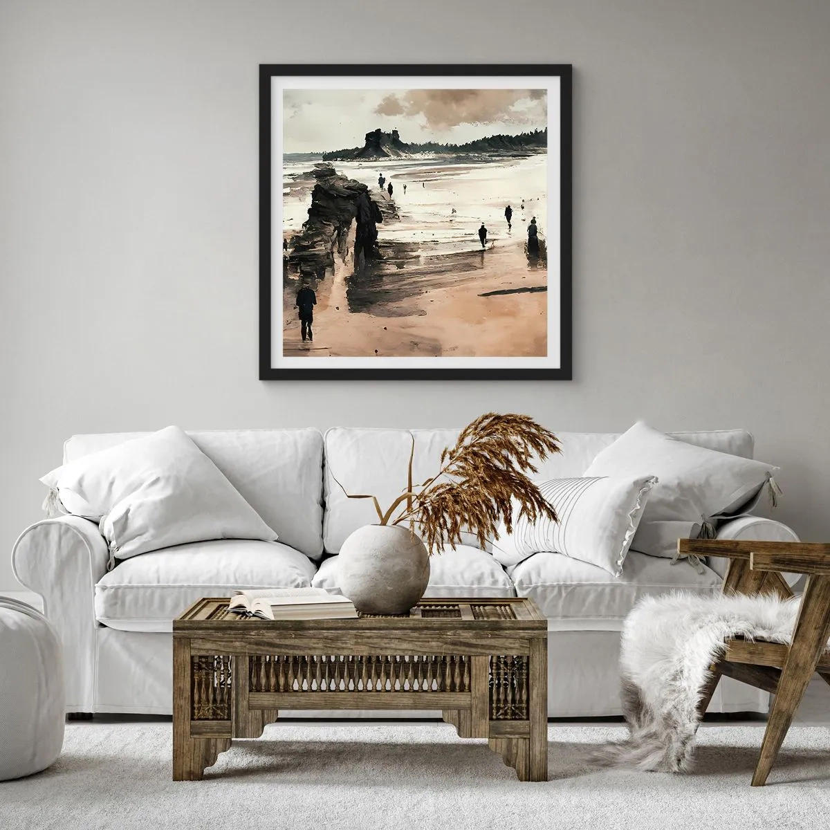 Plagát v čiernom ráme - Vyvolaní - 40x40 cm