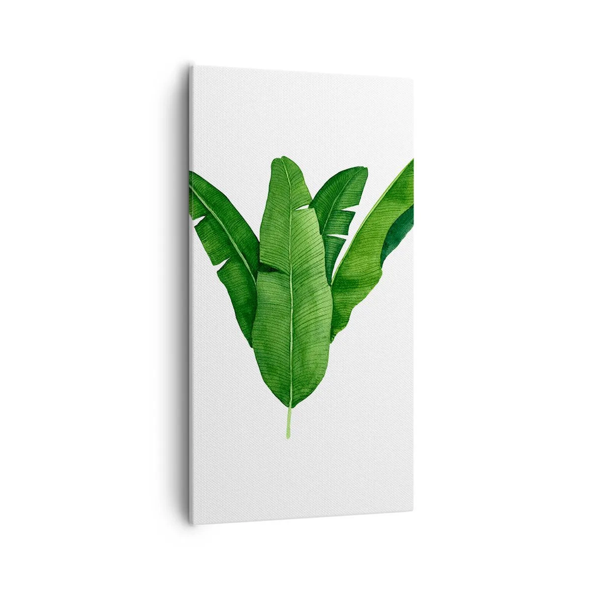 Obraz na plátne - Zelená symetria - 55x100 cm