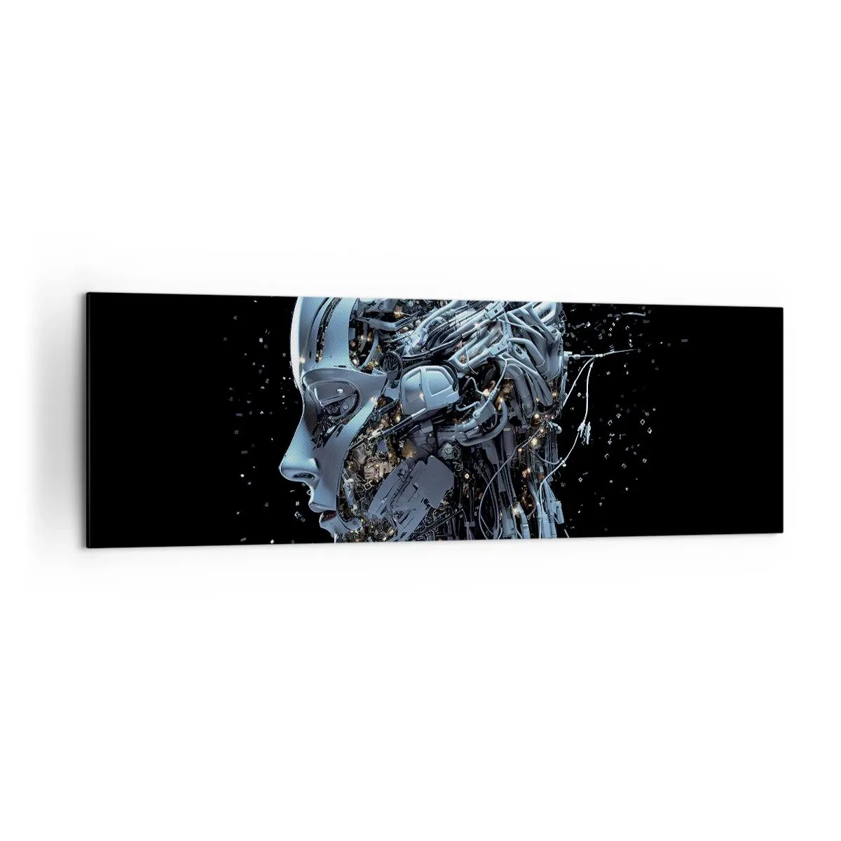 Obraz na plátne - Technológia je žena - 160x50 cm