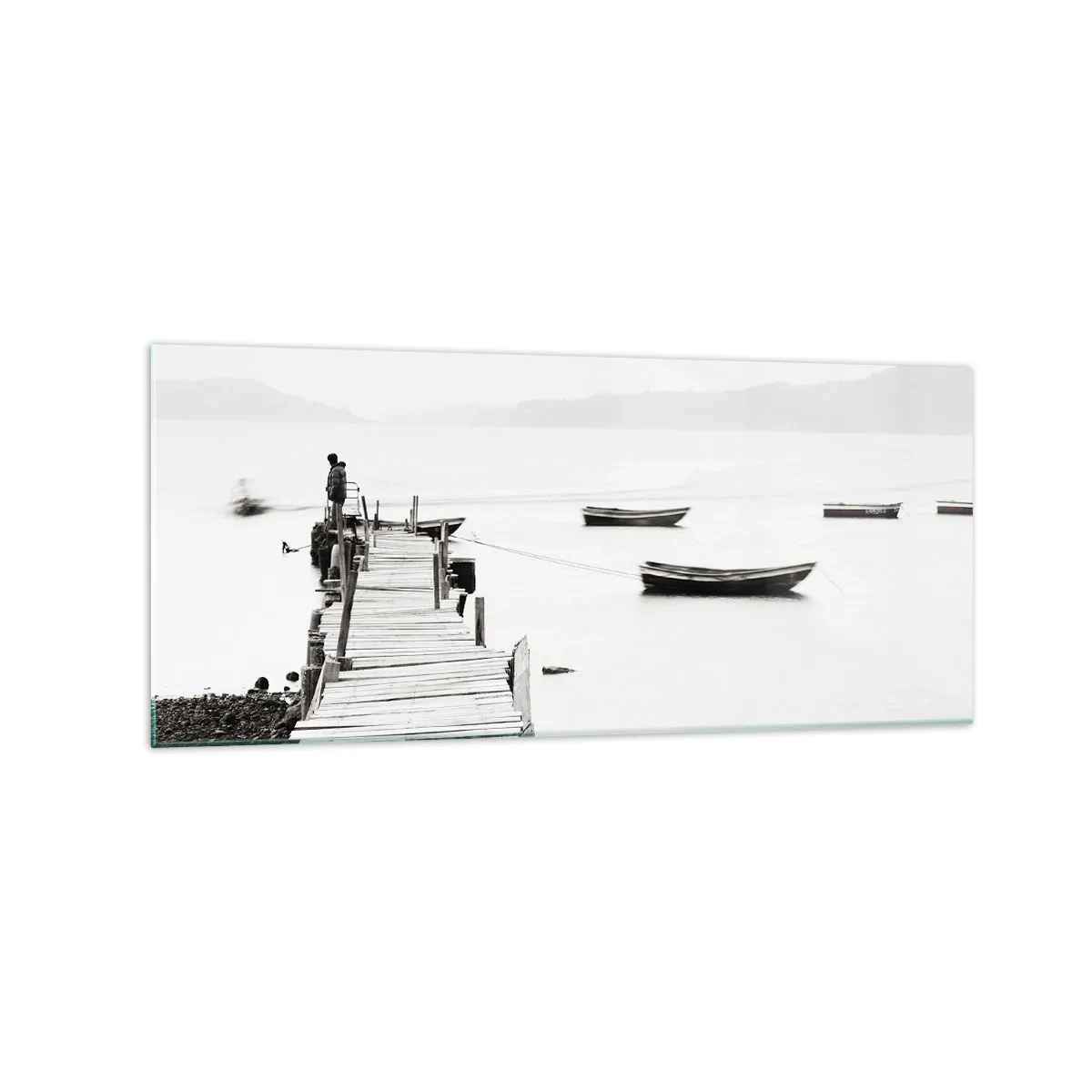 Obraz na skle - Pri tichej a čistej vode - 120x50 cm