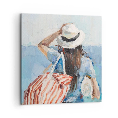 Obraz na plátne - Vitaj na dovolenke - 60x60 cm