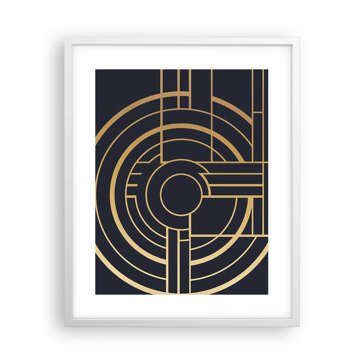 Plagát v bielom ráme - Obraty udalosti - 40x50 cm