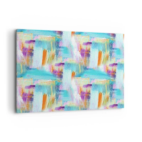 Obraz na plátne - Veselé striedavé cákance - 120x80 cm