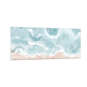 Obraz na skle - Abstrakcia mrakov - 100x40 cm