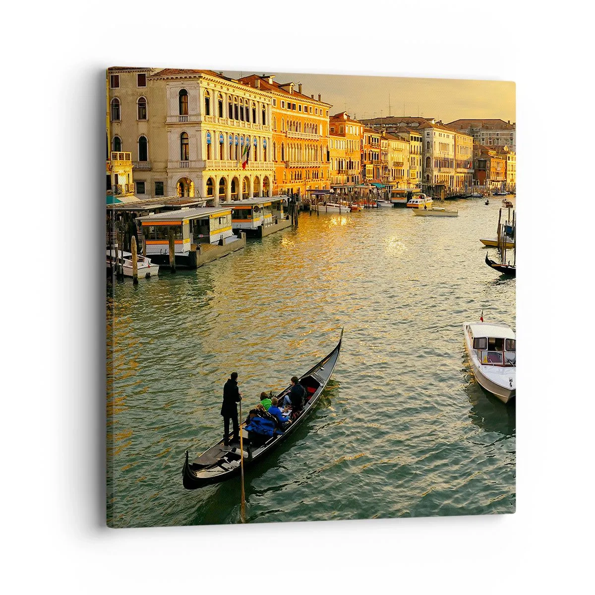 Obraz na plátne - Na slnečnej strane ulice - 40x40 cm