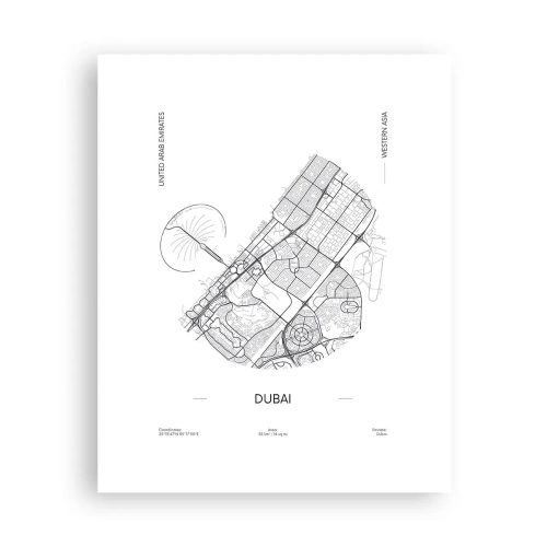 Plagát - Anatómia Dubaja - 40x50 cm