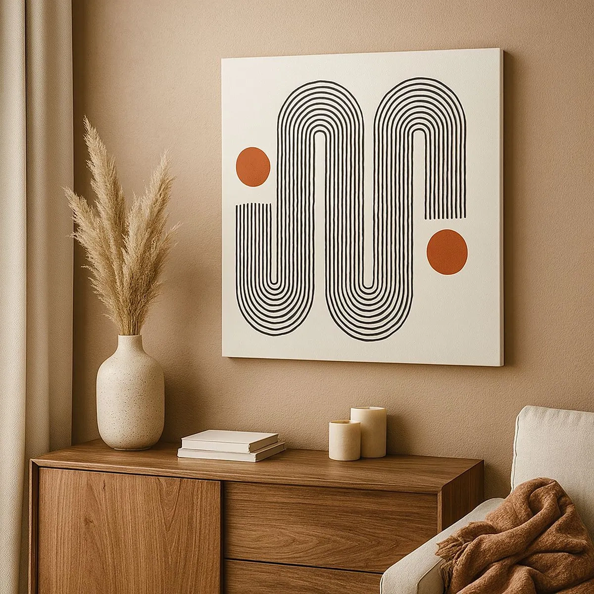 Obraz na plátne - Od začiatku do konca - 30x30 cm