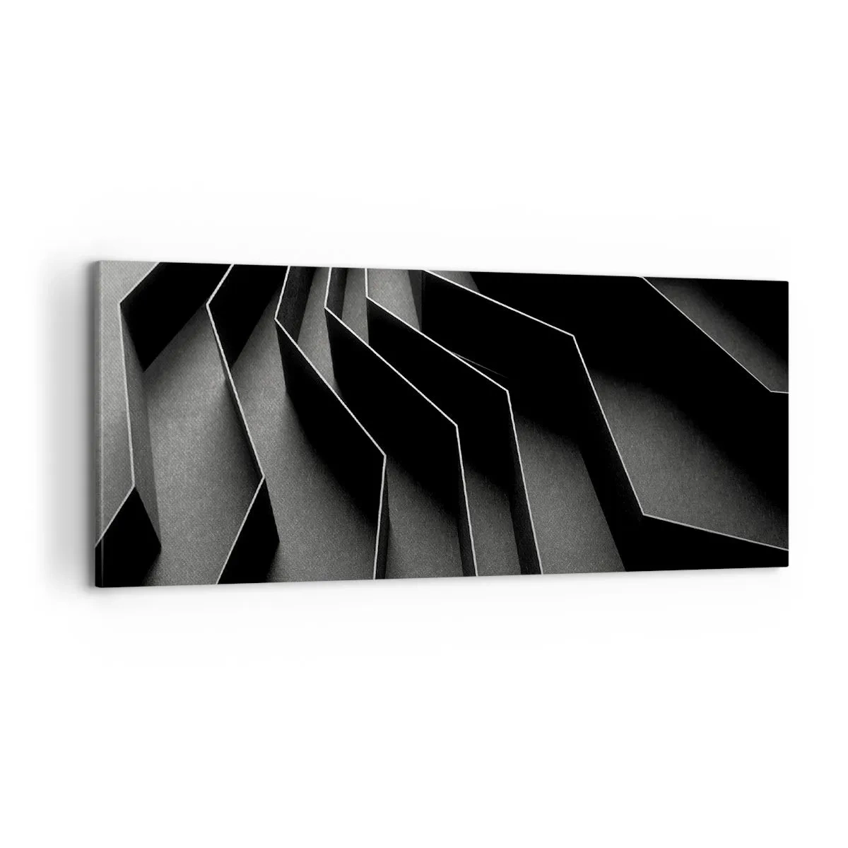 Obraz na plátne - Priestorový poriadok - 100x40 cm