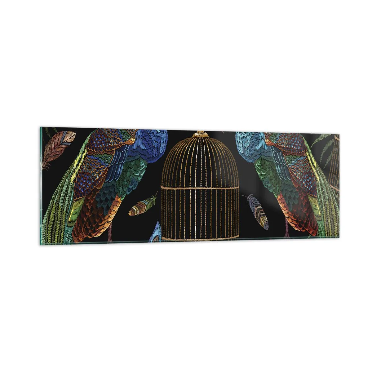 Obraz na skle - V kráľovskom rúchu - 90x30 cm