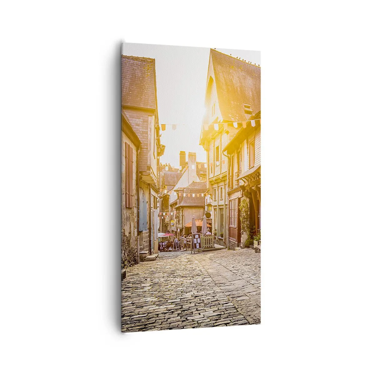 Obraz na plátne - Biely duch mestečka - 65x120 cm