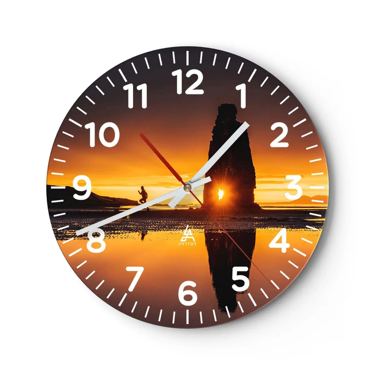 Nástenné hodiny - Iba ty a príroda - 30x30 cm