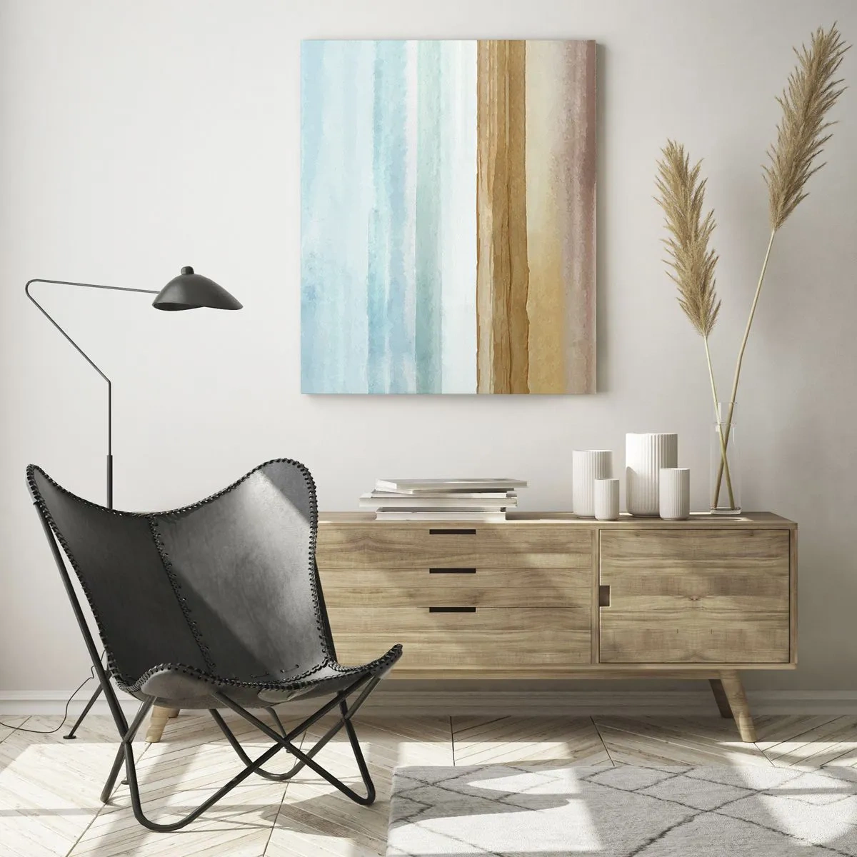 Obraz na skle - Utešenie - 50x70 cm