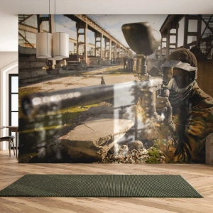 Fototapeta Premium Canvas - Aj vy sa môžete stáť hrdinom - Paintball, Šport, Vojenské - 250x175 cm