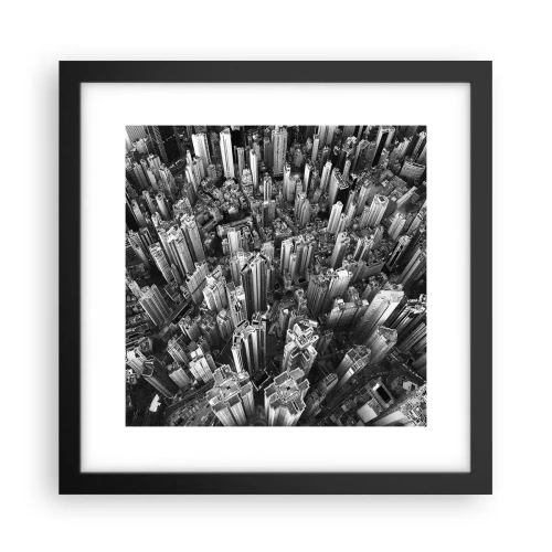 Plagát v čiernom ráme - Stále vyššie a vyššie - 30x30 cm