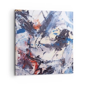 Obraz na plátne - Bláznivý tanec abstrakcie - 60x60 cm