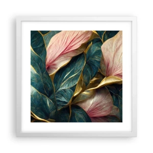 Plagát v bielom ráme - Prirodzená elegancia a štýl - 40x40 cm