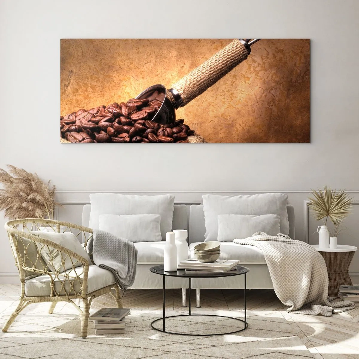 Obraz na skle - Pri zdroji chuti - 160x50 cm