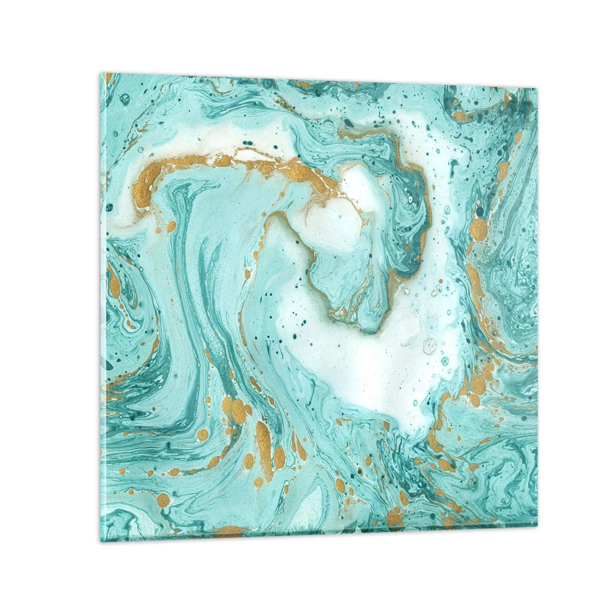 Obraz na skle - Pod veľkou vlnou z epochy Edo - 70x70 cm