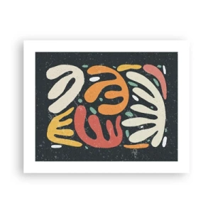 Plagát - Kompozícia – hneď ťa chytím - 50x40 cm