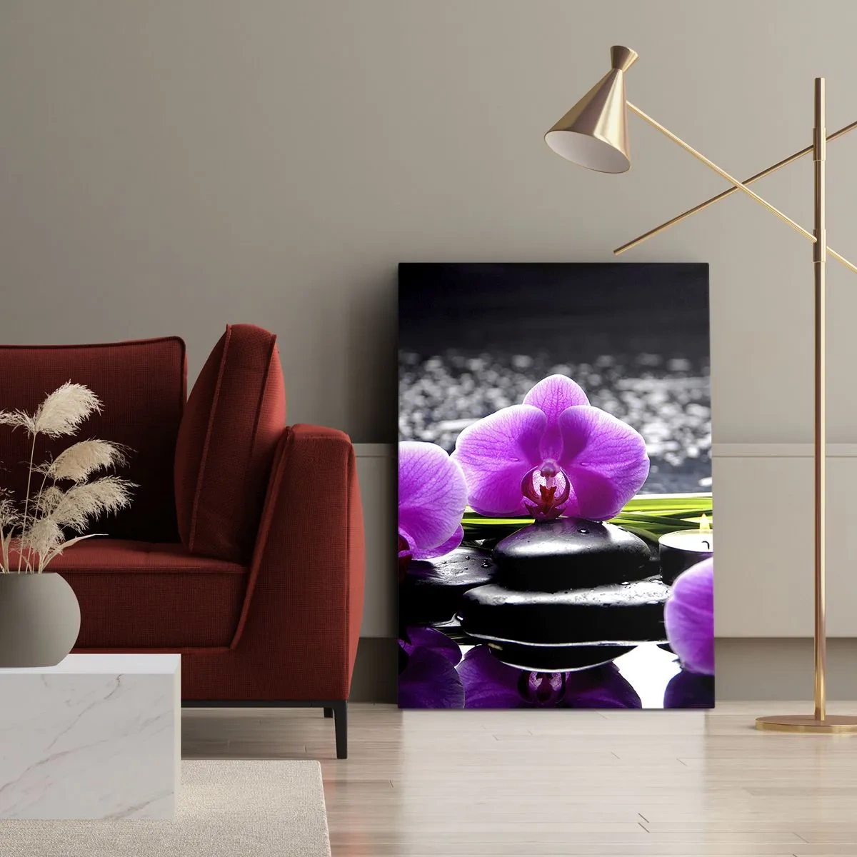 Obraz na plátne - Utopiť v tichu a pokoji - 50x70 cm