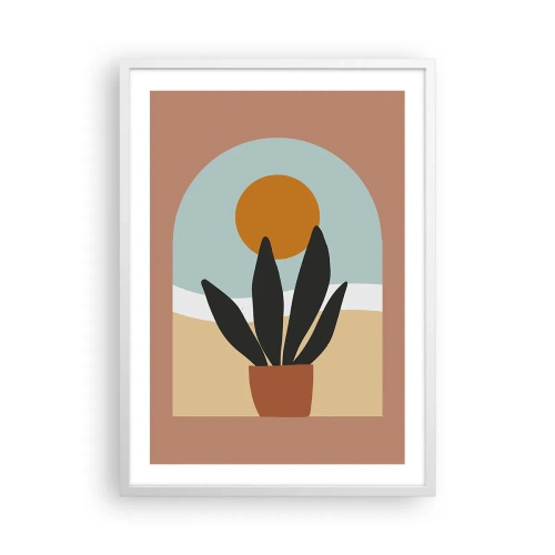 Plagát v bielom ráme - Malé radosti - 50x70 cm