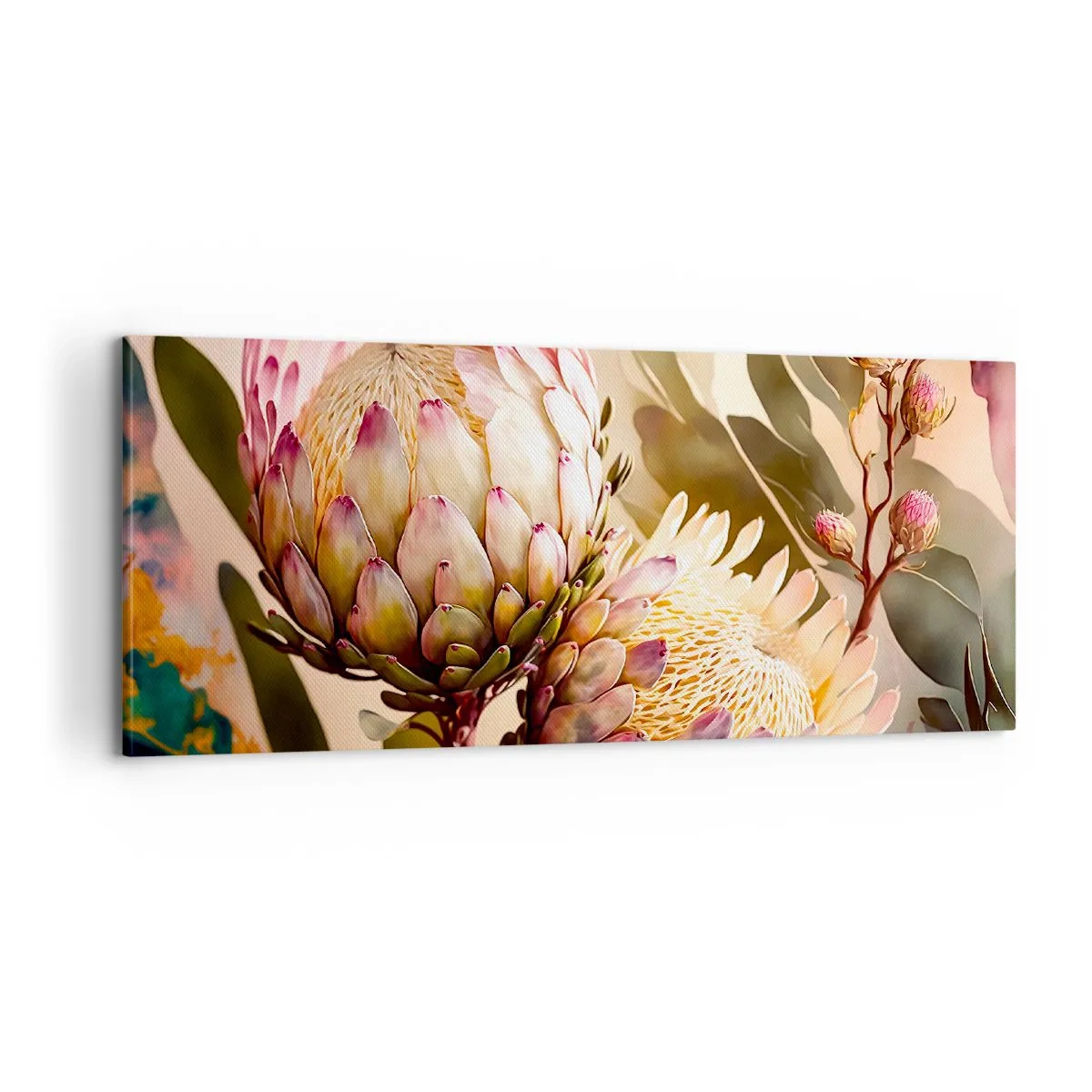 Obraz na plátne - Nežne objaté - 100x40 cm