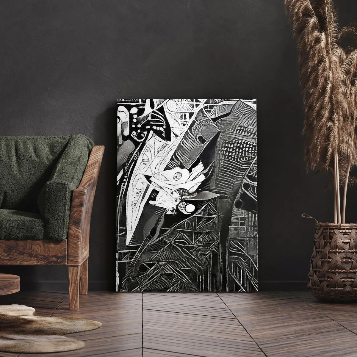 Obraz na plátne - Iba zdanlivo šedý človek - 50x70 cm