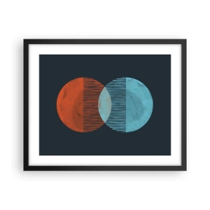 Plagát v čiernom ráme - Astronomická fantázia - 50x40 cm