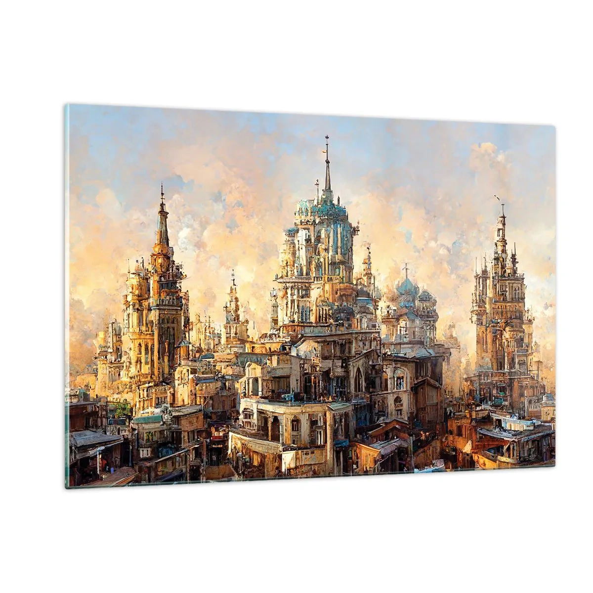 Obraz na skle - Mesto miest - 120x80 cm