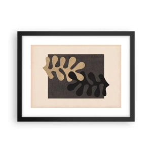 Plagát v čiernom ráme - Neprítomnosť a doplnenie - 40x30 cm