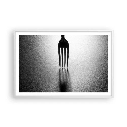 Plagát v bielom ráme - Svetlo a tieň - 91x61 cm