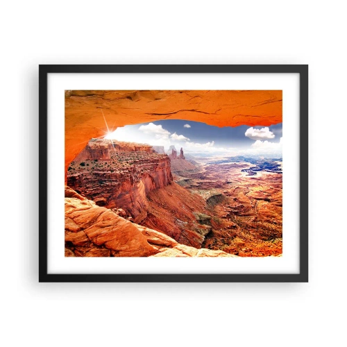 Plagát v čiernom ráme - Vytesané samotnou prírodou - 50x40 cm