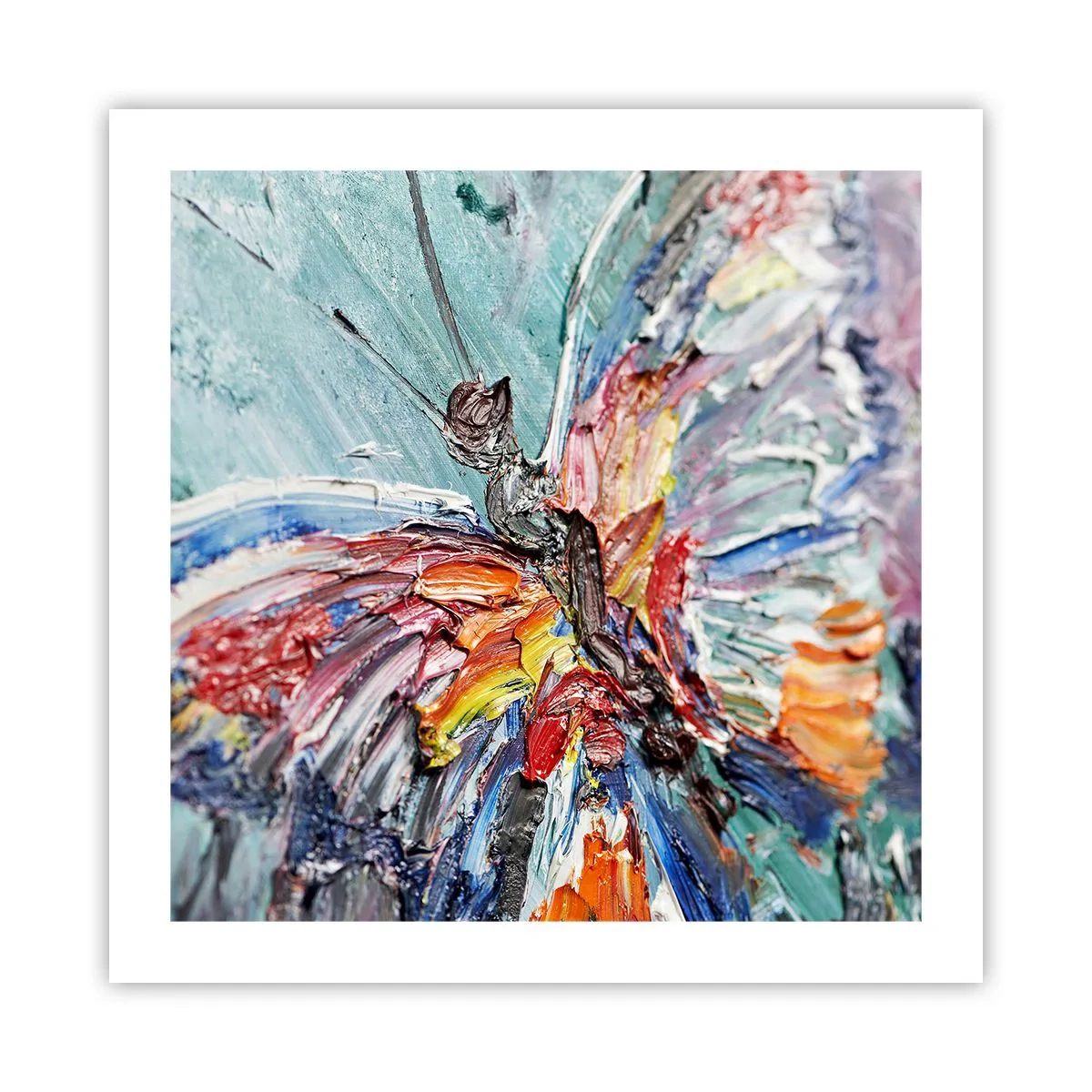 Plagát - Namaľovaný prírodou - 50x50 cm