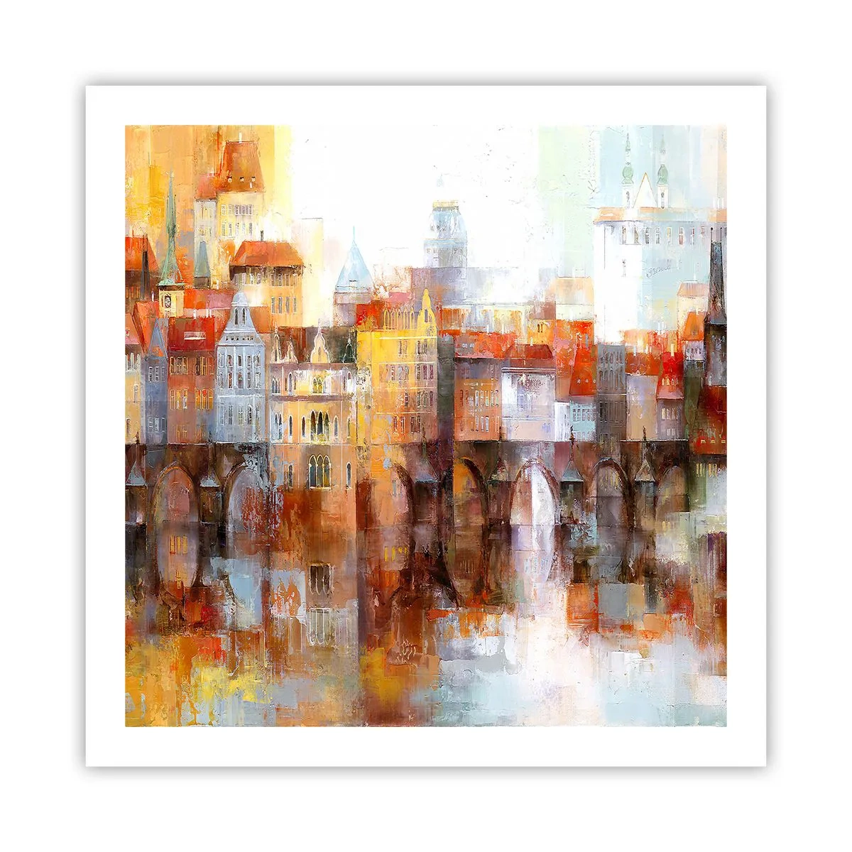 Plagát - Pod mostom je tiež krásne - 60x60 cm